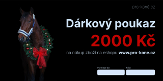 Pro-koně.cz Dárkový Poukaz 2000 Kč